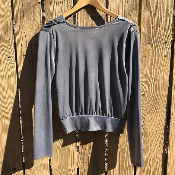 Enough about me... Deep V-neck Blouse - Picture 2 of 2